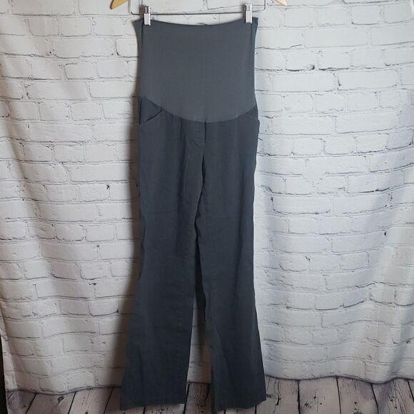 Motherhood Maternity Gray/Black Pants - Picture 1 of 8